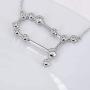 Sterling Silver Zodiac Necklace Constellation Jewelry Birthday Gift Sorority Sister Gift