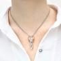 Cremation Ashes Jewelry Keepsake Memorial Urn Necklace Guardian Angel Has You in Her Arms