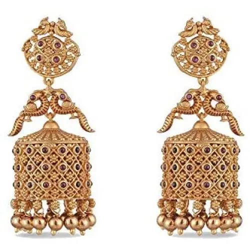 Tarinika Dhvani Gold-Plated Indian Cubic Zirconia Dangle Drop Earrings Tarinika Dhvani Gold-Plated Indian Cubic Zirconia Dangle Drop Earrings