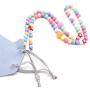 COLORFUL BLING Cute Acrylic Beads Candy Color Star Butterfly Face Mask Lanyard Holder Strap Chain Suitble for Mask Handy Ear Saver Statement Necklace for Women Girls Teens Jewelry
