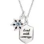 Disney Frozen 2 Elsa Fine Silver Plated Pendant Necklace, 16 + 2'' Extender Disney Frozen 2 Elsa Fine Silver Plated Pendant Necklace, 16 + 2'' Extender