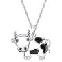 WINNICACA Cow Necklace Cow Gift Pendant 925 Sterling Silver Jewelry Birthday Mothers Day for Her Teen Girls