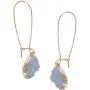Humble Chic Simulated Druzy Threaders - Boho Glitter Upside-Down Long Hoop Dangle Drop Earrings for Women - Bohemian Created Geode Stone Sparkly Pendants Humble Chic Simulated Druzy Threaders - Boho Glitter Upside-Down Long Hoop Dangle Drop Earrings for Women - Bohemian Created Geode Stone Sparkly Pendants