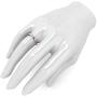 LANDA JEWEL Solid 14k White Rose Yellow Gold 2mm Light Court Shape Comfort Fit Polished Wedding Ring Plain Band