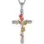 Cross Pendant Necklace for Women Rose Flower Necklace Jewelry for Christmas Birthday Mothers Day Necklace for Women 18 with 2 inches Cross Pendant Necklace for Women Rose Flower Necklace Jewelry for Christmas Birthday Mothers Day Necklace for Women 18 with 2 inches