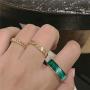 FUTIMELY 3PC Simple Open Stacking Rings for Women Men,Boho Vintage Knuckle Joint Rings Set Gold Midi Multiple Finger Rings Blue Statement Ring Sets