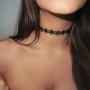 Starain Velvet Choker Necklace for Women Girls Multicolor Classic Black Choker Set