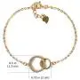 A+O Gifts for Mom, Mother Daughter Gift - Interlocking Circle Necklace OR Bracelet A+O Gifts for Mom, Mother Daughter Gift - Interlocking Circle Necklace OR Bracelet