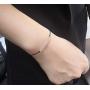 Morse Code Bracelets for Women, Inspirational Code Jewelry, Adjustable Handmade Stainless Steel Bead, String Bracelets Funny Friendship Birthday Gifts for Women Best Friend