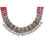 Saissa Oxidised Metal Choker Indian Boho Necklace Earrings Jewelry Set for Women