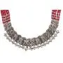 Saissa Oxidised Metal Choker Indian Boho Necklace Earrings Jewelry Set for Women Saissa Oxidised Metal Choker Indian Boho Necklace Earrings Jewelry Set for Women