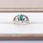FAADBUK The Lord of The Rings Jewelry The Lord of The Rings Aragons Green Stone Rings 8 to 11 Aragon Snake Gothic Rings