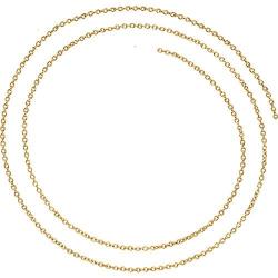 The Mens Jewelry Store (Unisex Jewelry) 1.5mm 14k Yellow Gold Filled Solid Cable Chain