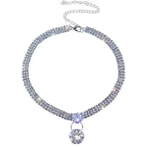 Bohemia Rhinestone Choker Crystal Necklace Pearl Choker Wedding Jewelry Bridal Necklace Diamond Pendant Choker for Women and Girls Bohemia Rhinestone Choker Crystal Necklace Pearl Choker Wedding Jewelry Bridal Necklace Diamond Pendant Choker for Women and Girls