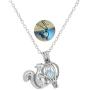 yiwushidaili Squirrel Luminous Pendant Necklace Fun Squirrel Pine Cone Necklace Cute Animal Jewelry for Woman Girl Teens