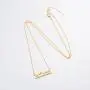 CHUYUN Rose Gold Silver Color Snowy Mountain Necklace Nature Minimalist Bridesmaids Boho Jewelry Gift