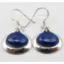 SilverStarJewel 925 Stamp Pure Sterling Silver Lapis Lazuli Earrings 1.3'' Fashion Gemstone SilverStarJewel 925 Stamp Pure Sterling Silver Lapis Lazuli Earrings 1.3'' Fashion Gemstone