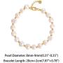 FM FM42 925 Sterling Silver Baroque Style Cultured Pink White Multicolor Pearl Handmade Adjustable Bracelet (3 Colors)