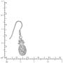 Sterling Silver Pineapple Dangle Earrings