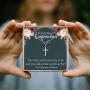 Confirmation Gift Necklace: Holy Confirmation for Girls, Christian Faith, Infinity Cross (silver-plated-brass, NA)