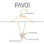 PAVOI 14K Gold Plated Post Faux Diamond Round Solitaire Pendant Halo Necklace | Gold Necklace for Women | Slider Adjustable