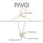 PAVOI 14K Gold Plated Post Faux Diamond Round Solitaire Pendant Halo Necklace | Gold Necklace for Women | Slider Adjustable