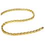 Unique Astro Snake 22 Inches Mens Tungsten Golden Toned Link Necklace Chain (Heavy, Solid)