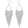 Mlouye Love Heart Long Statement Tassel Earrings Crystal Mlouye Love Heart Long Statement Tassel Earrings Crystal