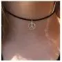 Olbye Peace Necklace Choker Leather Silver Choker Necklace for Women and Teen Girls Boho Jewelry Necklace Silver (Geometric) Olbye Peace Necklace Choker Leather Silver Choker Necklace for Women and Teen Girls Boho Jewelry Necklace Silver (Geometric)
