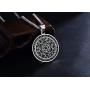 MPRAINBOW Mens Stainless Steel Talisman Seal of Solomon Viking Runes Tetragrammaton Pendant Lucky Talisman Necklace