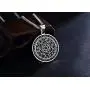 MPRAINBOW Mens Stainless Steel Talisman Seal of Solomon Viking Runes Tetragrammaton Pendant Lucky Talisman Necklace