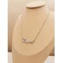 Dancing Wolf Stainless Steel Custom Name Necklace Personalized Customize Any Names Mother Day Jewelry Gift