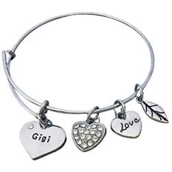 Gigi Charm Bracelet, Gigi Jewelry, Grandma Jewelry, Grandma Gifts for Mothers Day, Birthday