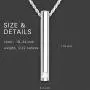 Ristake Urn Necklace for Ashes, Memorial Cremation Jewelry Stainless Steel Keepsake Jewelry Ristake Urn Necklace for Ashes, Memorial Cremation Jewelry Stainless Steel Keepsake Jewelry