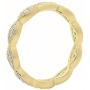 Dazzlingrock Collection 0.30 Carat (ctw) 10K Gold Round White Diamond Ladies Vintage Stackable Wedding Band 1/3 CT