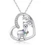 JUSTKIDSTOY Llama Necklace Jewelry Sterling Silver Cute Animal Alpaca Pendant Necklace Birthday Gifts for Women Girls JUSTKIDSTOY Llama Necklace Jewelry Sterling Silver Cute Animal Alpaca Pendant Necklace Birthday Gifts for Women Girls