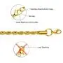 SANNYRA 2MM 3MM 4MM 5MM Gold Plated Twist Chain Necklace Stainless Steel Necklace 16-38 Inches Women Mens Jewellery SANNYRA 2MM 3MM 4MM 5MM Gold Plated Twist Chain Necklace Stainless Steel Necklace 16-38 Inches Women Mens Jewellery
