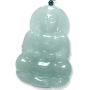 Guan Yin Pendant | Guan Yin Necklace | Kuan Yin Pendant | Jade Pendant | Kuan Yin Pendant | Kwan Yin Necklace | Guanyin Necklace | Grade A Jadeite Jade, 26'' Adjustable Rope ( 54..5mm High)