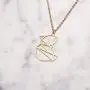 La Menagerie Fox Gold Origami Jewelry - Gold Geometric Chain Necklace – 18 Karat Plated Gold Necklace for Women & Girls – Stylish Fox Pendant Necklace