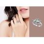 Health and Longevity Sea Turtle Jewelry Rings Created White Opal Sea Turtle Birthstone Sterling Silver Ring