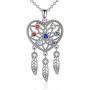 ONEFINITY Chakra Necklace Sterling Silver Tree of Life/Yoga Lotus Flower/Bar/Butterfly Necklace Healing 7 Chakra Celtic Heart Jewelry for Women Mom