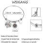 WSNANG Autism Awareness Jewelry Autistic Encouragement Gift Autism Mom/Aunt/Nana/Sister Wire Bangle with Teach Love Autism Charm Jewelry