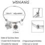 WSNANG Autism Awareness Jewelry Autistic Encouragement Gift Autism Mom/Aunt/Nana/Sister Wire Bangle with Teach Love Autism Charm Jewelry