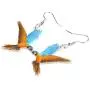 NEWEI Acrylic Flying Yellow-Blue Macaw Parrot Bird Earrings Dangle Drop Animal Jewelry For Women Girls Teen Charm Gifts NEWEI Acrylic Flying Yellow-Blue Macaw Parrot Bird Earrings Dangle Drop Animal Jewelry For Women Girls Teen Charm Gifts