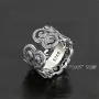 LOVECOM 990 Sterling Silver Dragon Rings for Men Vintage Open Ring Thai Silver Jewelry Cool Birthday Party Gift LOVECOM 990 Sterling Silver Dragon Rings for Men Vintage Open Ring Thai Silver Jewelry Cool Birthday Party Gift