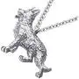 DOWAY Antique Rose Gold/Silver Plated Sweet German Shepherd Necklace Pet Dog Pendant Novelty Metal Jewelry for Women Girls Charm Party Gift DOWAY Antique Rose Gold/Silver Plated Sweet German Shepherd Necklace Pet Dog Pendant Novelty Metal Jewelry for Women Girls Charm Party Gift