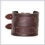 Fusamk Hip Hop Alloy Dragon Totem Adjustable Leather Bracelet Bangle,7.0-8.0inches