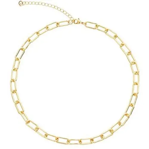 Amvie Choker Necklaces for Women Dainty 14K Gold Plated Layered Choker Necklace Simple Cute Beaded Snake Chain Link Choker Necklaces Jewelry for Teen Girls Amvie Choker Necklaces for Women Dainty 14K Gold Plated Layered Choker Necklace Simple Cute Beaded Snake Chain Link Choker Necklaces Jewelry for Teen Girls