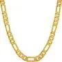 LIFETIME JEWELRY 6mm Figaro Chain Necklace for Men & Women 24k Real Gold Plated LIFETIME JEWELRY 6mm Figaro Chain Necklace for Men & Women 24k Real Gold Plated