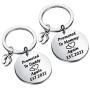 FUSTMW Promoted to Daddy/Mommy Again EST.2021 Gifts Pregnancy Announcement Keychain New Dad Gift Mama to be Mommy Jewelry